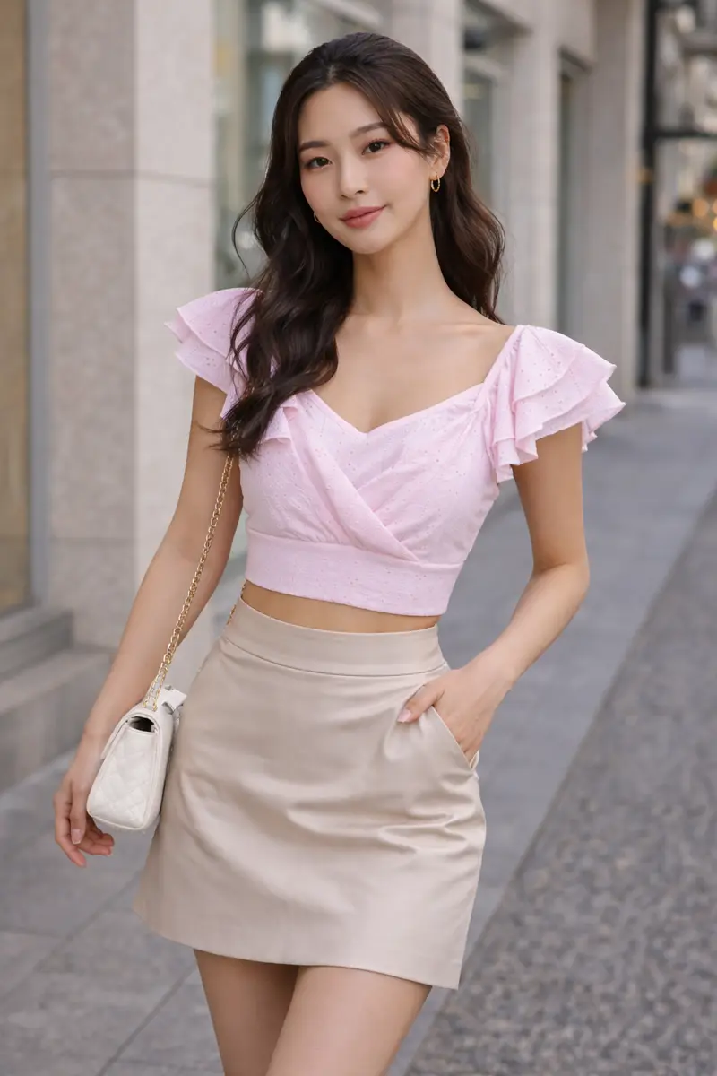 Flirty Flutter Top